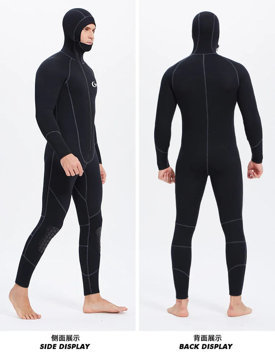 YONSUB Muta 5mm / 3mm / 1.5mm / 7mm Scuba Diving Suit Uomo Neoprene Caccia subacquea Surf Cerniera frontale Pesca subacquea