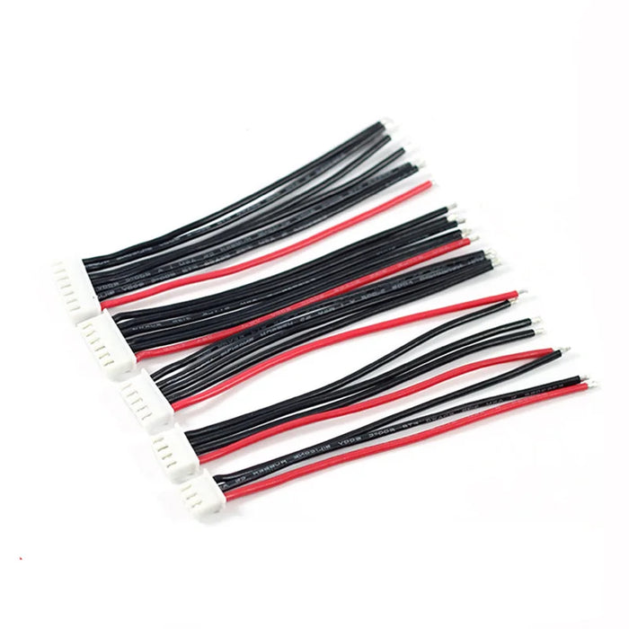 Buona Qualità 2s 3s 4s 5s 6s LiPo Batteria Bilanciamento Caricatore Spina Linea/Filo/Connettore 22AWG 100mm JST-XH Cavo Bilanciatore 5 Pezzi/lottp