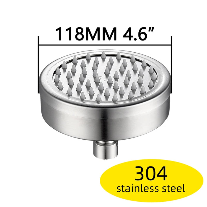 Ciencia Space soffione doccia rotondo in alluminio a risparmio idrico con filtro doccia staccabile può essere pulito
