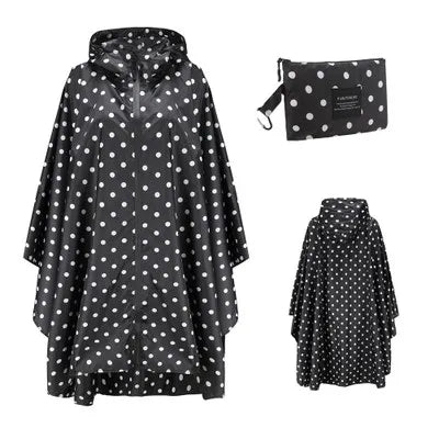 Donna Uomo Poncho Impermeabile Copertura per tenda impermeabile Indossare all'aperto Escursionismo Biker Cappotto antipioggia Giacca con zip Mantello Trench