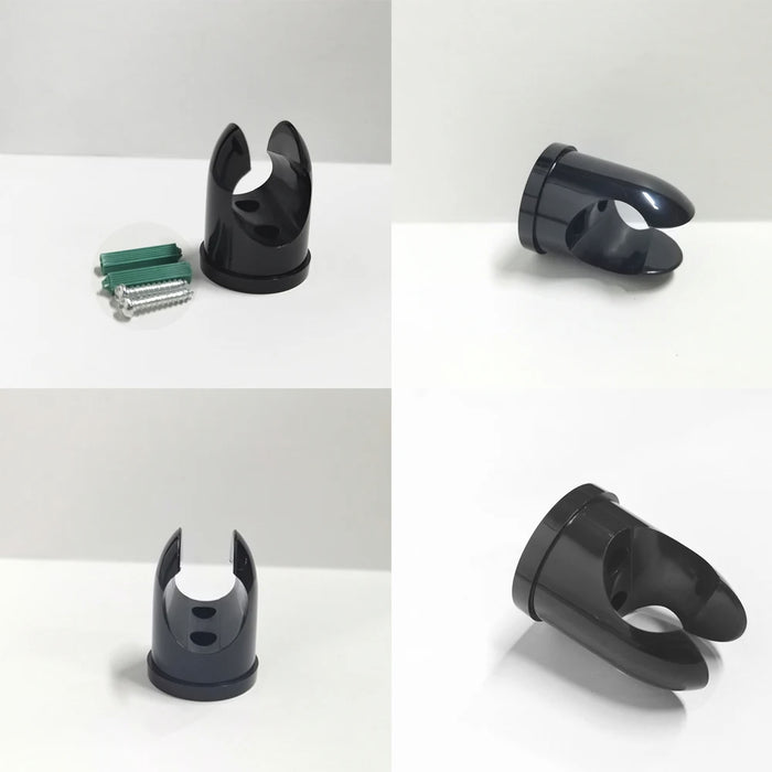 Supporto per doccia portatile regolabile in ABS supporto a parete cromo/nichel spazzolato/oro/nero opaco finito