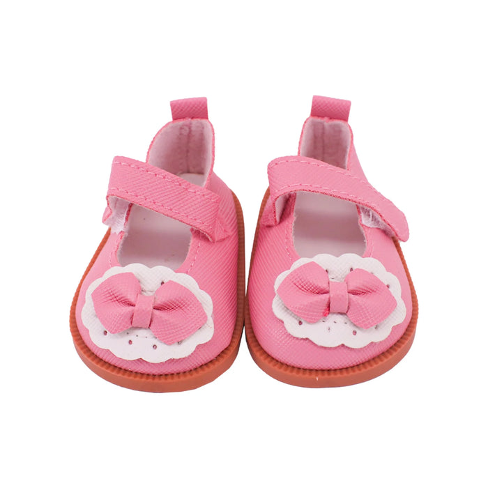 Scarpe da bambola Vestiti Stivali fatti a mano Scarpe da 7 cm per 18 pollici americani e 43 cm Accessori per bambole appena nate per la generazione di giocattoli per ragazze fai da te