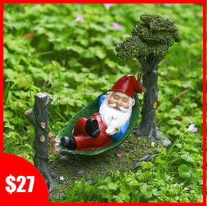 4 pz/set divertenti Mini gnomi giocare a Golf Dog resina nani Sport statua carino fai da te per scrivania Bonsai decorazione ornamento Dropshipping