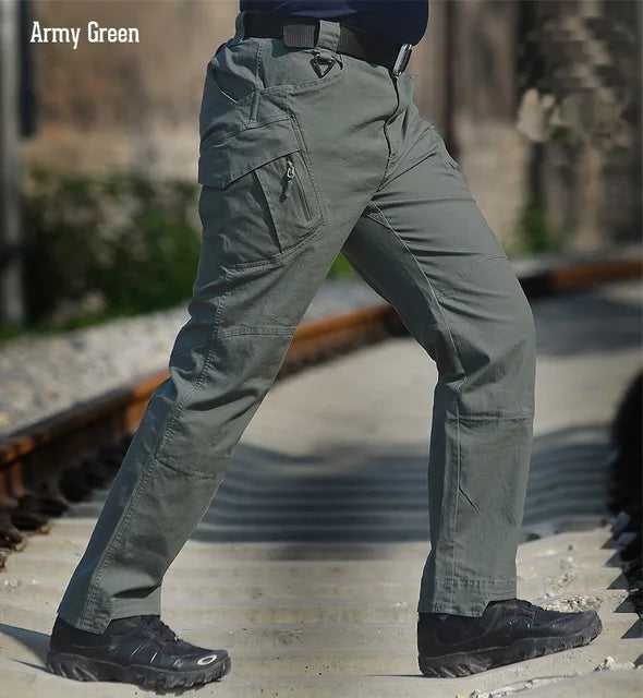 Pantaloni Cargo tattici IX9 City uomo combattimento SWAT pantaloni militari militari cotone molte tasche pantaloni Casual uomo flessibile elasticizzato XXXL