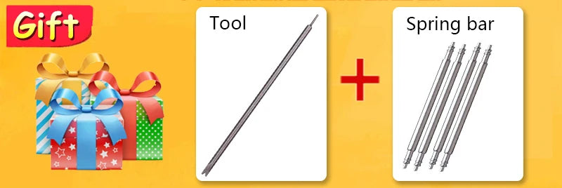 Cinturino per orologio in metallo con fibbia 16 18 20 22 24mm Cinturino per uomo Argento Nero Oro Chiusura in acciaio inossidabile Accessori