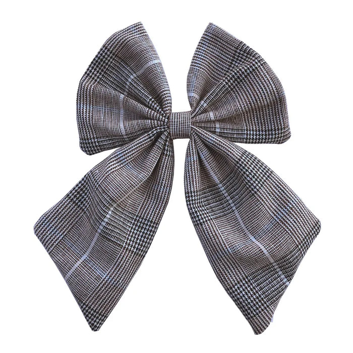 Fiocchi per capelli in cotone e lino Boutique Fermagli per capelli Neonate Donne Grandi mollette per fiocco da marinaio Fermagli per capelli Accessori per capelli Copricapo