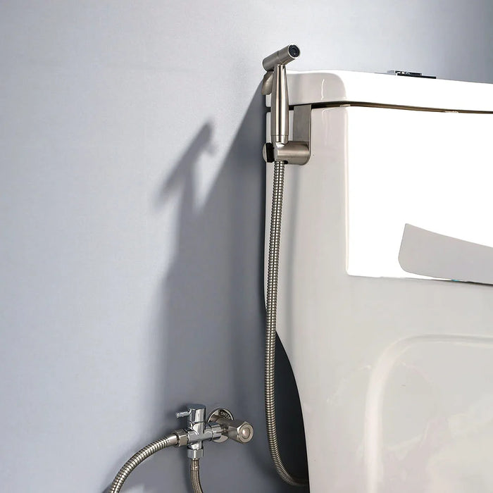 Set di spruzzatori per bidet portatili per wc rubinetto per Bidet a mano in acciaio inossidabile per bagno spruzzatore a mano soffione doccia autopulente