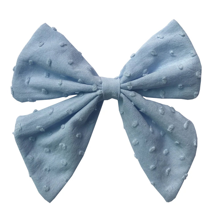 Fiocchi per capelli in cotone e lino Boutique Fermagli per capelli Neonate Donne Grandi mollette per fiocco da marinaio Fermagli per capelli Accessori per capelli Copricapo