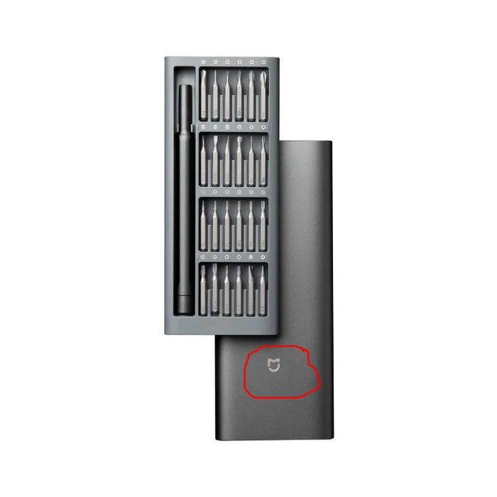 100% originale Xiaomi uso quotidiano cacciavite Kit Manua 24 punte magnetiche di precisione scatola di alluminio Set di cacciaviti fai da te Smart home