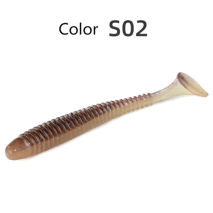 MEREDITH Swing Impact Esche da pesca 55mm 65mm 75mm Pesca Esche morbide Pesca in mare Leurre Souple Esche in silicone Esca