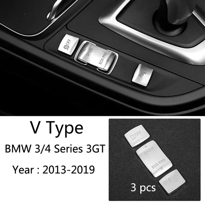 Per BMW Serie 3 4 3GT F30 F31 F32 F34 F36 316li 320li Accessori Auto Pannello di Controllo Del Cambio Striscia decorativa di copertura trim