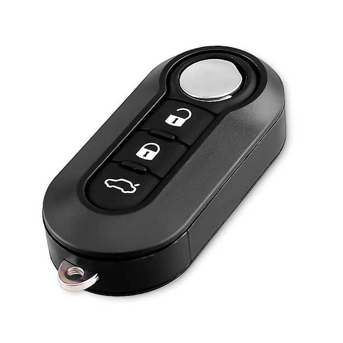 KEYYOU Chiave Caso 3 Bottoni Flip pieghevole Chiave A Distanza Caso Borsette Copertura Per FIAT 500 Panda Punto Bravo Allarme Auto Keyless SIP22 lama