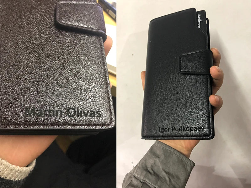 Baellerry portafogli da uomo stile lungo porta carte di alta qualità borsa da uomo con cerniera portafoglio in pelle PU di marca di grande capacità per uomo