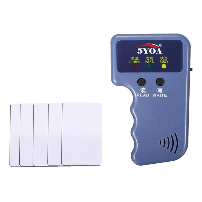 Lettore di schede duplicatore RFID 125KHz EM4100 Copiatrice Scrittore Programmatore video T5577 ID riscrivibile Portachiavi EM4305 Tag Card