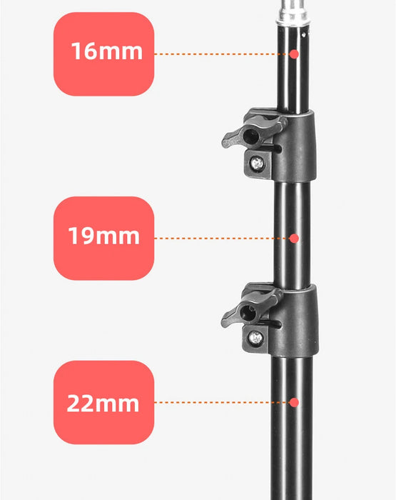 Staffa per proiettore Treppiede da viaggio Supporto per altoparlante Estensibile 110 cm 160 cm Accessori Montaggio testa a sfera per fotocamera DSLR per laptop all'aperto