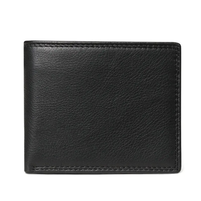 Portafogli da uomo in vera pelle di mucca con tasca portamonete portafoglio da uomo Vintage con blocco RFID portafoglio da uomo in vera pelle con porta carte