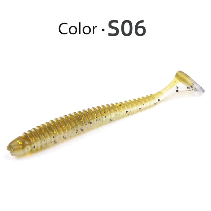 MEREDITH Swing Impact Esche da pesca 55mm 65mm 75mm Pesca Esche morbide Pesca in mare Leurre Souple Esche in silicone Esca