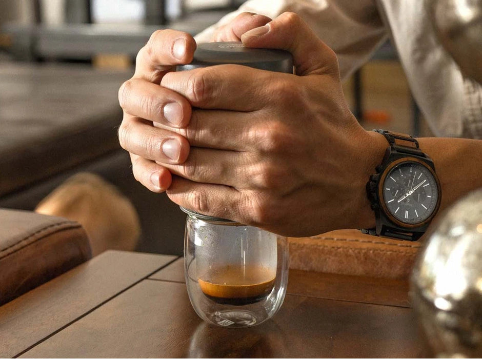 WACACO Picopresso Macchina per caffè espresso portatile, Macchina per caffè speciale, Caffè da viaggio a pressione da 18 bar, Regalo, Capodanno