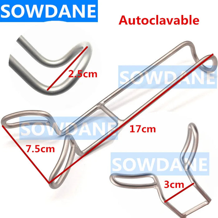 1 pezzo impianto dentale divaricatore labbra e guance strumento ortodontico chirurgico apri bocca autoclavabile in acciaio inossidabile