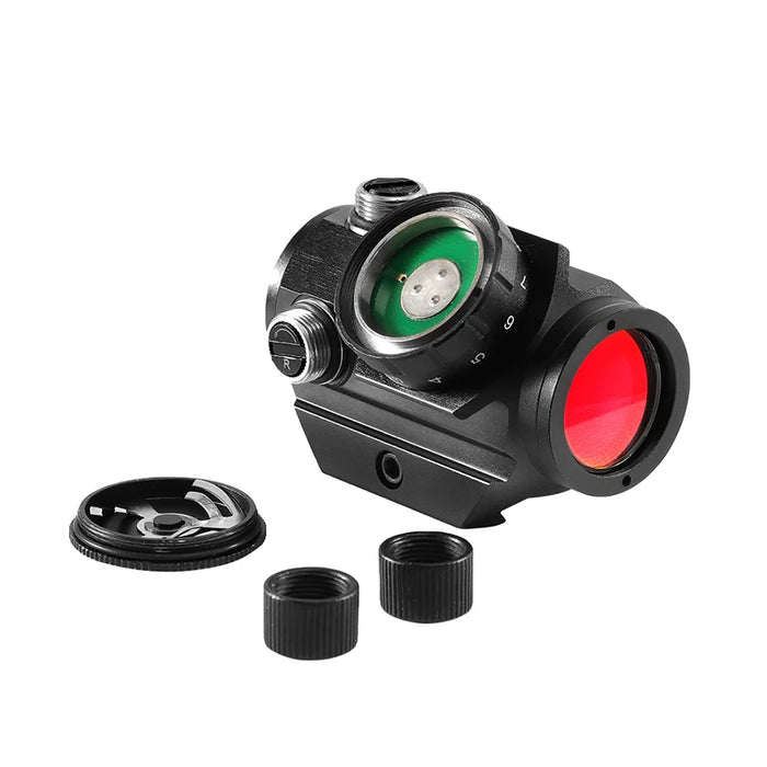 1x40 Red Dot Scope Sight Rifle scope Green Red Dot Collimatore Dot con 11mm/20mm Rail Mount Airsoft Air Hunting