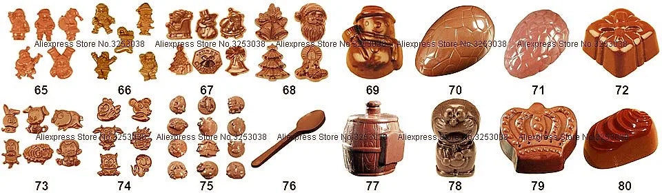 Stampo per cioccolato in policarbonato Stampi professionali per caramelle Bonbon Bar Stampo acrilico Dolciumi Cottura Pasticceria Utensili da forno