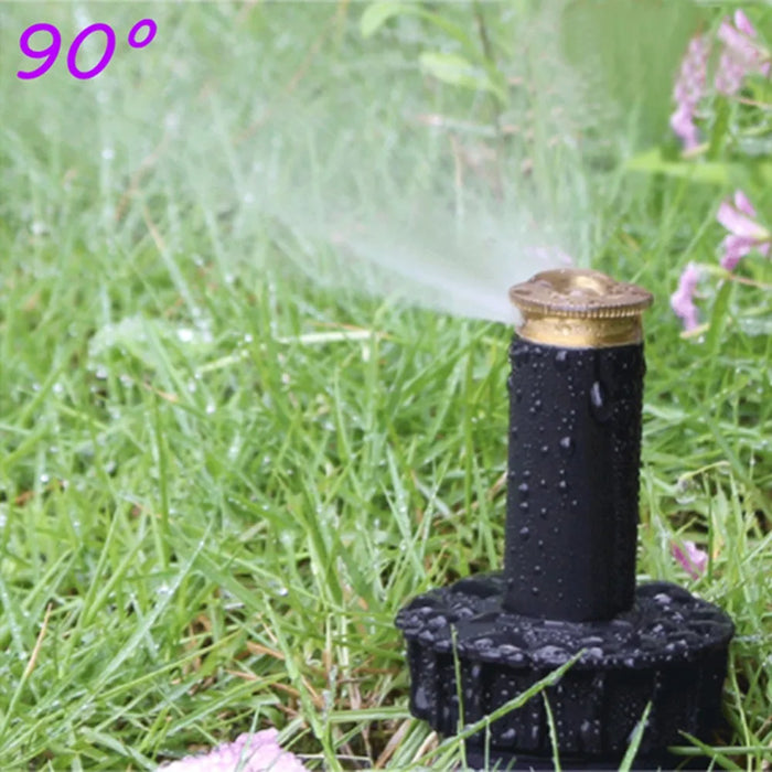 Irrigatori pop-up con filettatura da 1/2 ", 90/180/360 gradi, allungamento automatico, spruzzatore, giardino, prato, prati, ugello interrato
