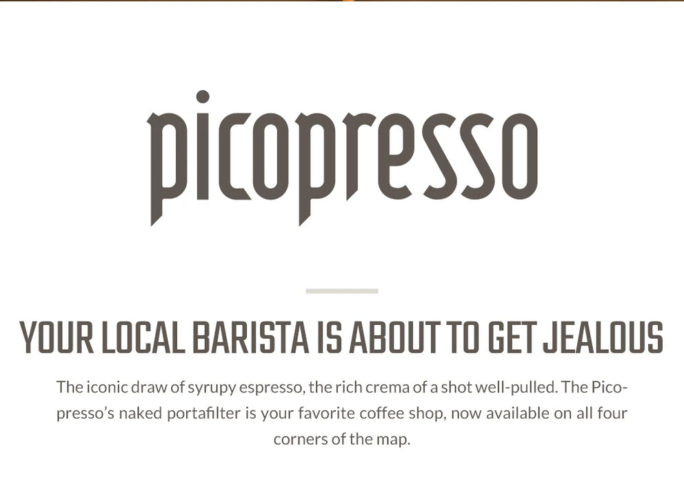 WACACO Picopresso Macchina per caffè espresso portatile, Macchina per caffè speciale, Caffè da viaggio a pressione da 18 bar, Regalo, Capodanno