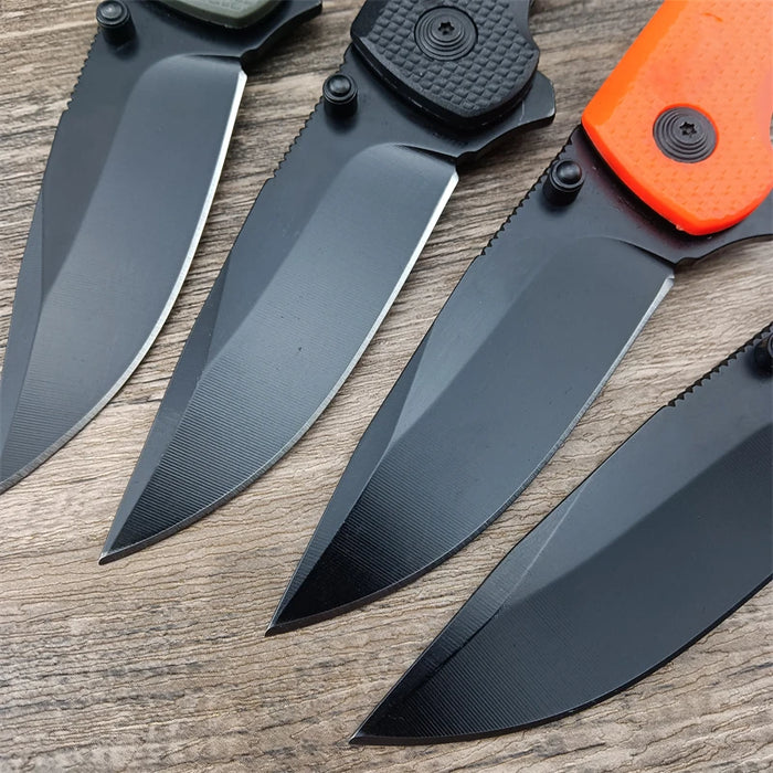 Convenient Survival Hunting Fishing Fruit Knife Nylon Fiber Handle High Hardness Mountaineering EDC Folding Knife