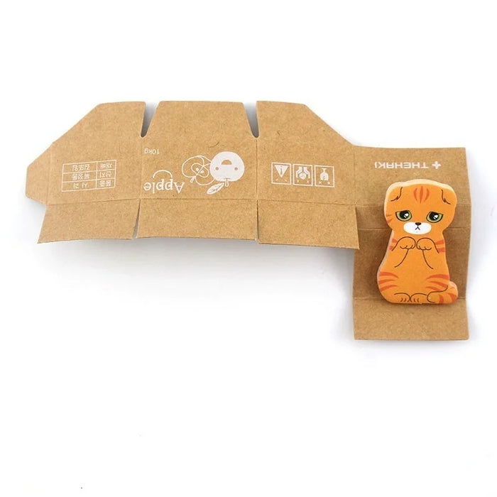 Grazioso gattino kawaii note adesive adesivo simpatico gattino blocco note memo pad ufficio postale scuola cancelleria fornitura gatto regalo divertente cane