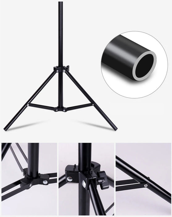 Staffa per proiettore Treppiede da viaggio Supporto per altoparlante Estensibile 110 cm 160 cm Accessori Montaggio testa a sfera per fotocamera DSLR per laptop all'aperto