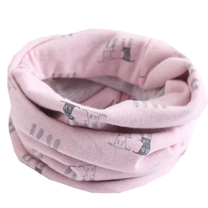 2024 Nuova Primavera Autunno Bambini Sciarpa Moda Bambini Bambino Sciarpa di cotone Ragazzi Ragazze O Ring Sciarpa Bambini Collare Bambino Sciarpa al collo