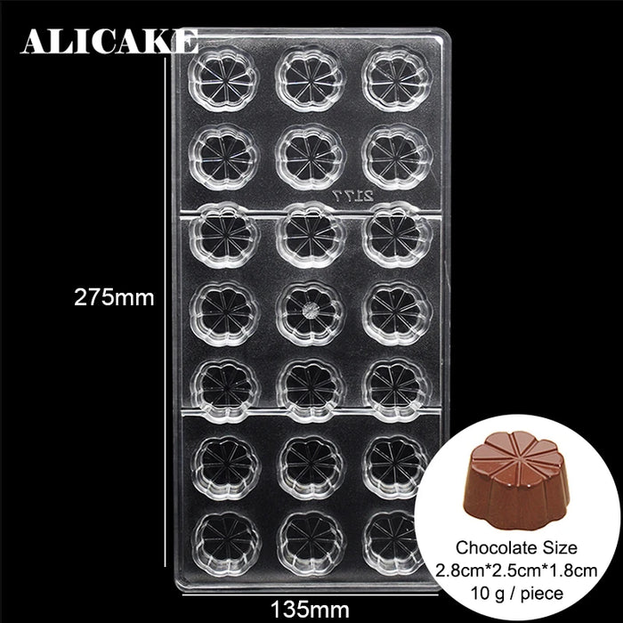 Stampo per cioccolato in policarbonato Stampi professionali per caramelle Bonbon Bar Stampo acrilico Dolciumi Cottura Pasticceria Utensili da forno