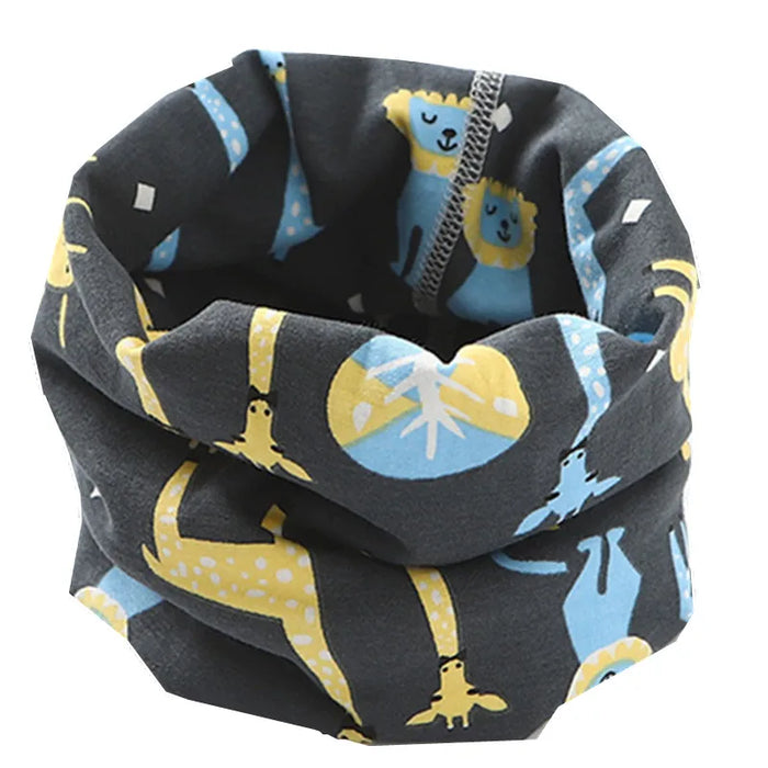 Nuovo autunno inverno bambini sciarpa di cotone LIC bambini bambino sciarpa al collo ragazzi ragazze sciarpe bambino collare caldo O anello fazzoletto da collo magico