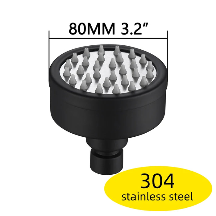 Ciencia Space soffione doccia rotondo in alluminio a risparmio idrico con filtro doccia staccabile può essere pulito