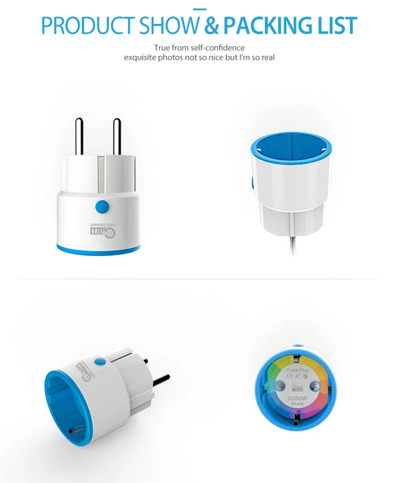 NEO Coolcam ZWAVE PLUS Presa di corrente intelligente UE Sistema di allarme domotico Z Wave Frequenza video 868,4 MHz