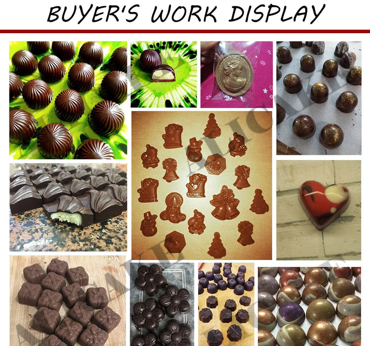 Stampo per cioccolato in policarbonato Stampi professionali per caramelle Bonbon Bar Stampo acrilico Dolciumi Cottura Pasticceria Utensili da forno