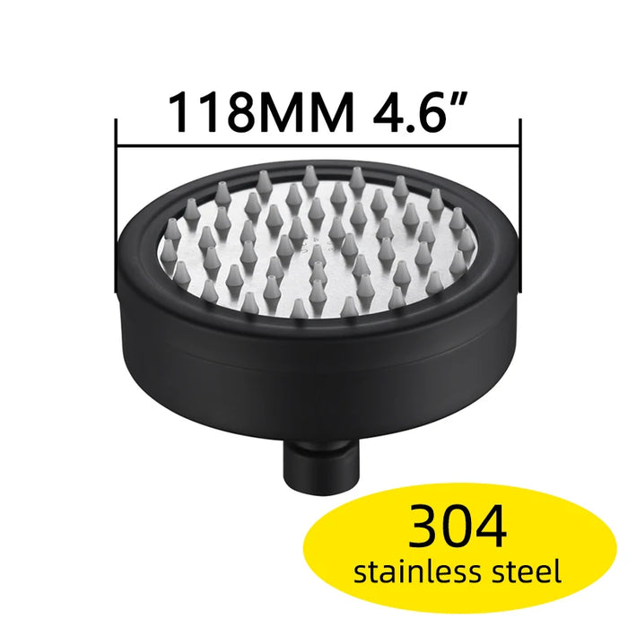 Ciencia Space soffione doccia rotondo in alluminio a risparmio idrico con filtro doccia staccabile può essere pulito