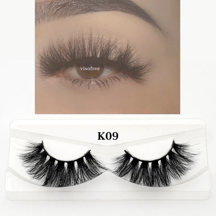 Ciglia Visofree Ciglia di visone 3D Ciglia naturali fatte a mano Ciglia finte lunghe e morbide Ciglia di visone cruelty free ad alto volume D101