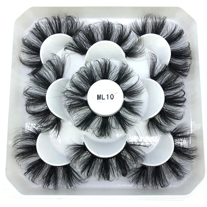 2023 Nuovo 5 paia ciglia finte naturali ciglia finte trucco lungo ciglia di visone 3d estensione ciglia ciglia di visone ciglia corte