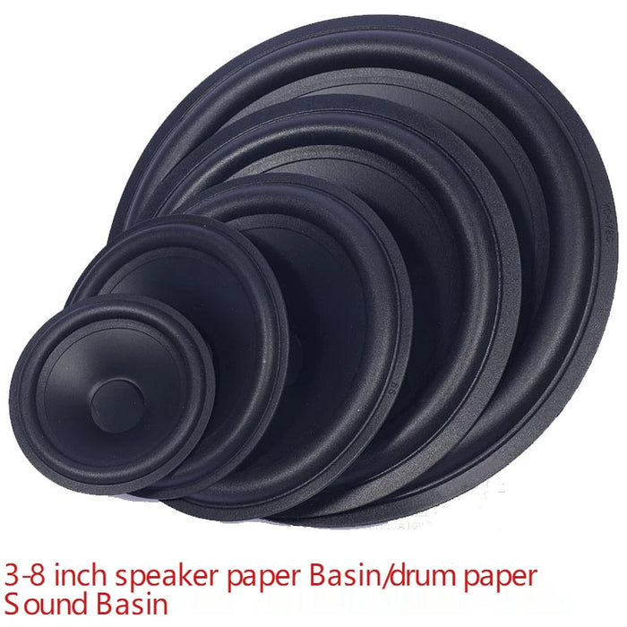 Corno cono cono cono cono tamburo carta bordo in gomma bordo in schiuma cono pressato accessori corno 3 pollici-8 pollici