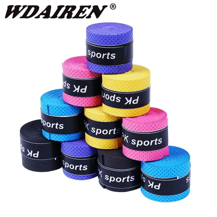 1 pz canna da pesca manico per racchetta cintura avvolgente assorbente cintura sudore nastro antiscivolo Badminton racchetta da Tennis impugnatura accessorio sportivo