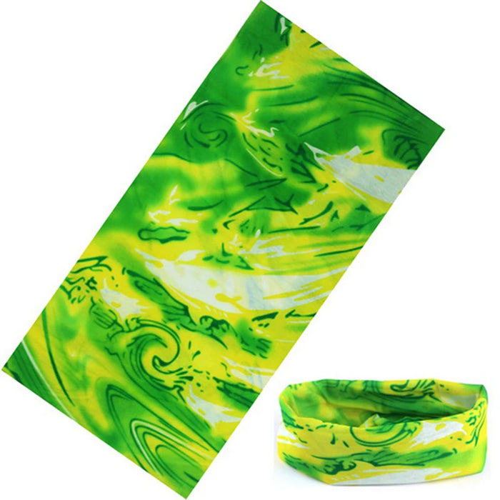 Nuova bandana multifunzionale fascia per capelli anello sciarpa al collo foglie mimetiche sciarpa magica tubolare senza cuciture regalo per il bambino