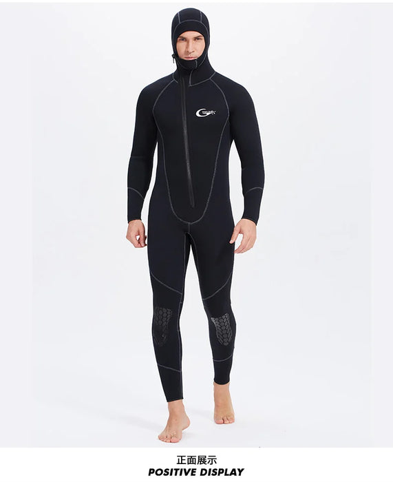 YONSUB Muta 5mm / 3mm / 1.5mm / 7mm Scuba Diving Suit Uomo Neoprene Caccia subacquea Surf Cerniera frontale Pesca subacquea