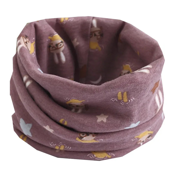 2024 Nuova Primavera Autunno Bambini Sciarpa Moda Bambini Bambino Sciarpa di cotone Ragazzi Ragazze O Ring Sciarpa Bambini Collare Bambino Sciarpa al collo