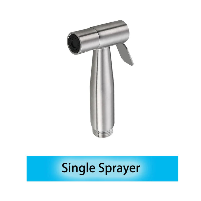 Set di spruzzatori per bidet portatili per wc rubinetto per Bidet a mano in acciaio inossidabile per bagno spruzzatore a mano soffione doccia autopulente