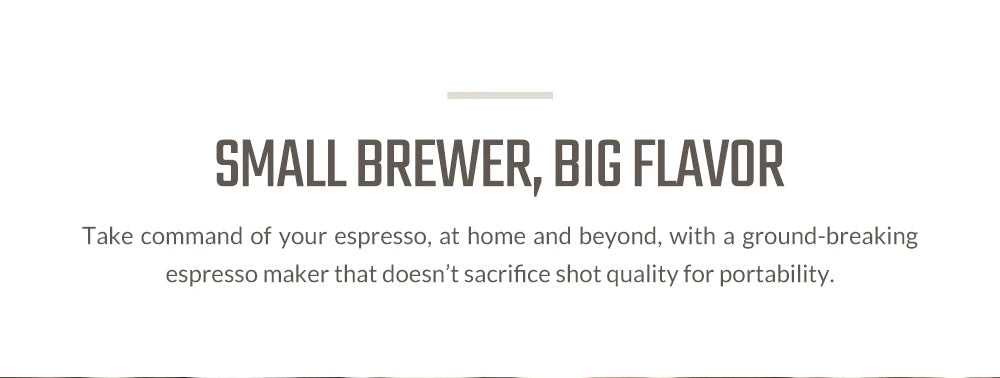 WACACO Picopresso Macchina per caffè espresso portatile, Macchina per caffè speciale, Caffè da viaggio a pressione da 18 bar, Regalo, Capodanno