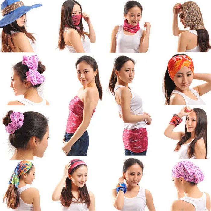 New Fashion Fascia per capelli Sciarpa Anello magico Collo Drago Bandana Varietà Turbante Cappuccio Multi funzione Tubolare senza cuciture per moto