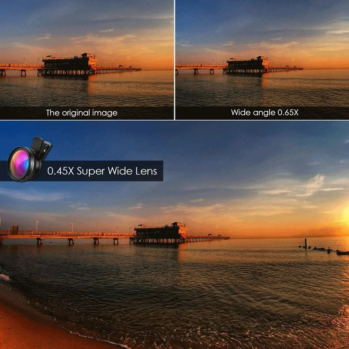 Tongdaytech Obiettivo Del Telefono Mobile 0.45x Super Grandangolare 12.5x Obiettivo Della Fotocamera Macro HD Per iPhone 12 11 8 7 6 XS Huawei Xiaomi Samsung