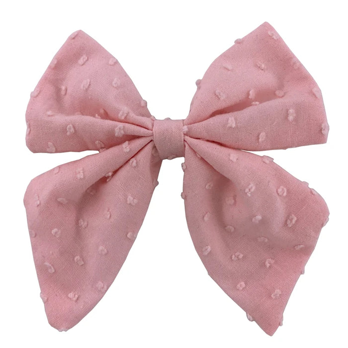 Fiocchi per capelli in cotone e lino Boutique Fermagli per capelli Neonate Donne Grandi mollette per fiocco da marinaio Fermagli per capelli Accessori per capelli Copricapo