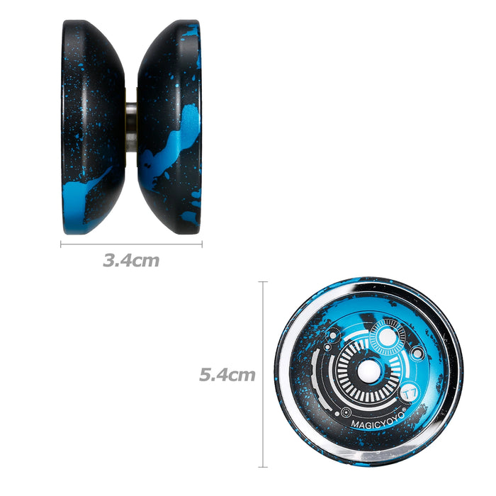 Magic Yoyo V3 YOYO Lega di ALLUMINIO Professionale Yoyo Il miglior Yoyos non risponibile o reattivo Passeggino yoyo per bambini Ragazzi Giocattoli